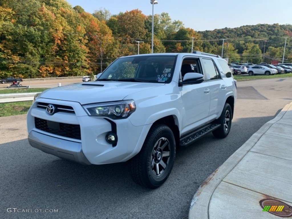 Super White 2021 Toyota 4Runner TRD Off Road Premium 4x4 Exterior Photo #139780299
