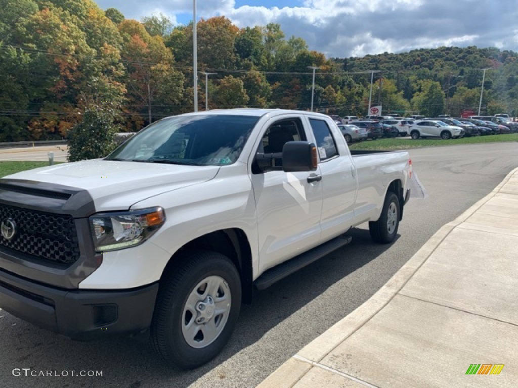 2021 Tundra SR Double Cab 4x4 - Super White / Graphite photo #31