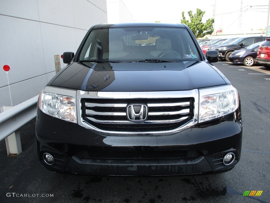 2015 Pilot SE 4WD - Crystal Black Pearl / Gray photo #9