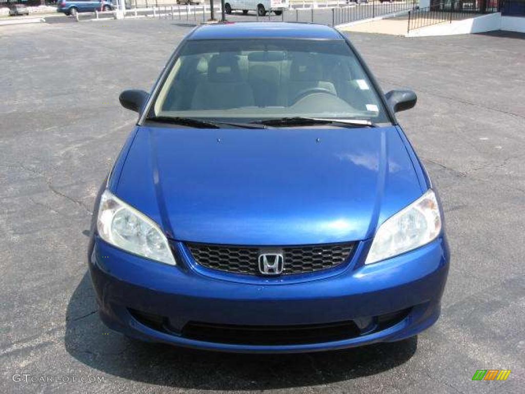 2005 Civic LX Coupe - Fiji Blue Pearl / Ivory photo #1