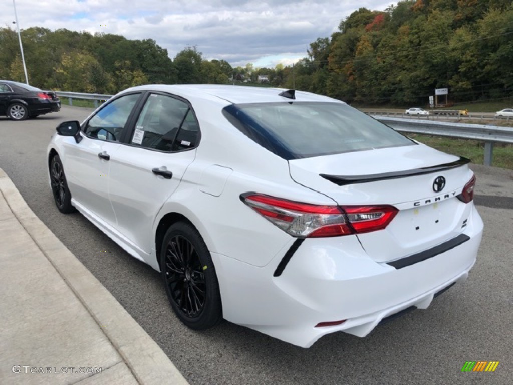 Super White 2020 Toyota Camry SE AWD Nightshade Edition Exterior Photo #139781106