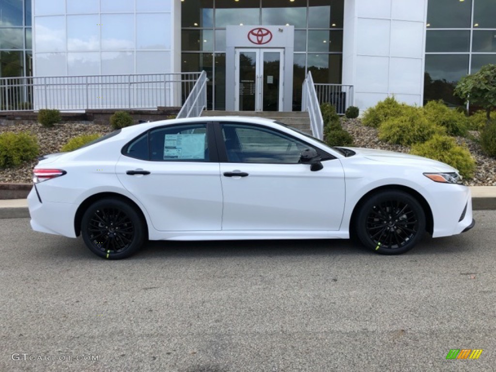 Super White 2020 Toyota Camry SE AWD Nightshade Edition Exterior Photo #139781835