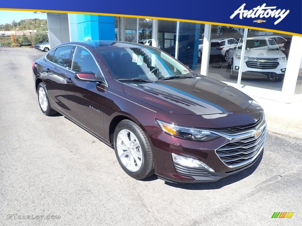 2021 Malibu LT - Black Cherry Metallic / Jet Black photo #1