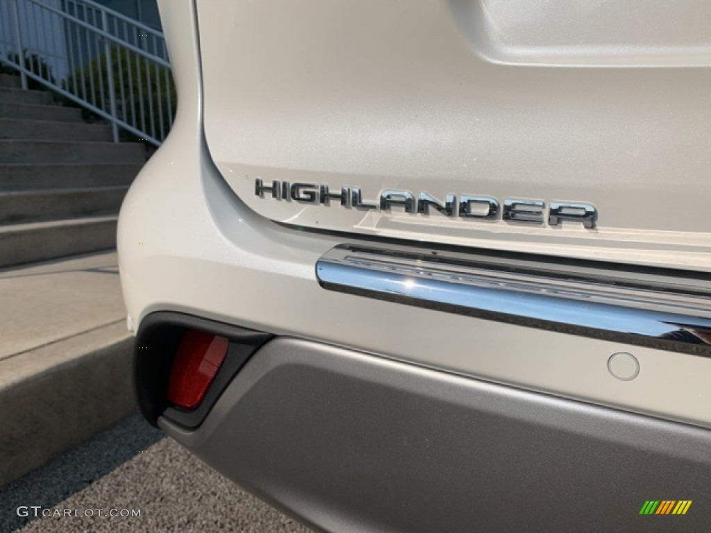 2021 Highlander Hybrid Platinum AWD - Blizzard White Pearl / Glazed Caramel photo #32