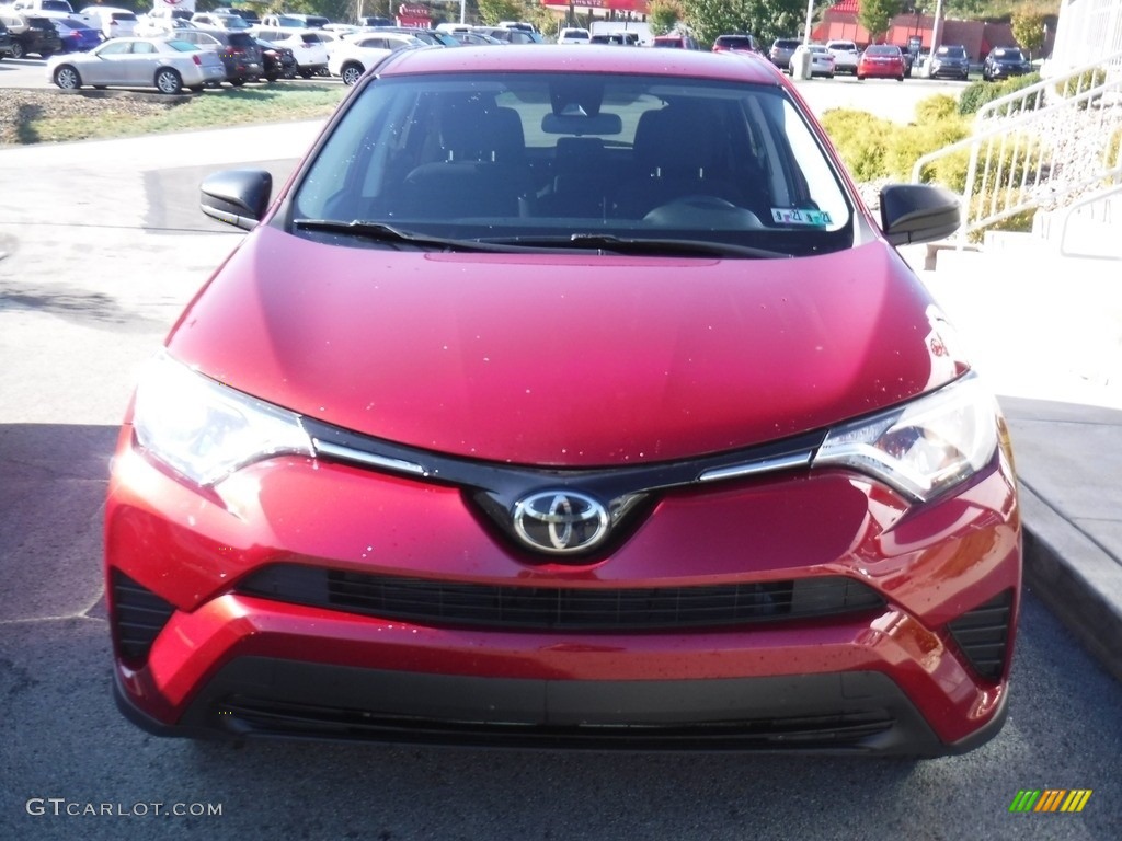 2018 RAV4 LE AWD - Ruby Flare Pearl / Black photo #8