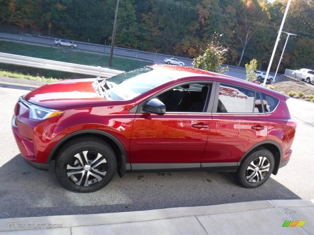 2018 RAV4 LE AWD - Ruby Flare Pearl / Black photo #10