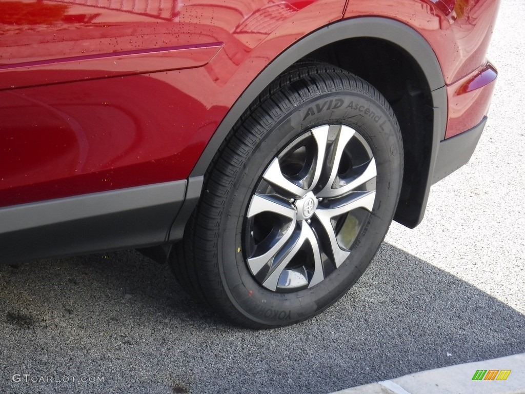 2018 RAV4 LE AWD - Ruby Flare Pearl / Black photo #11