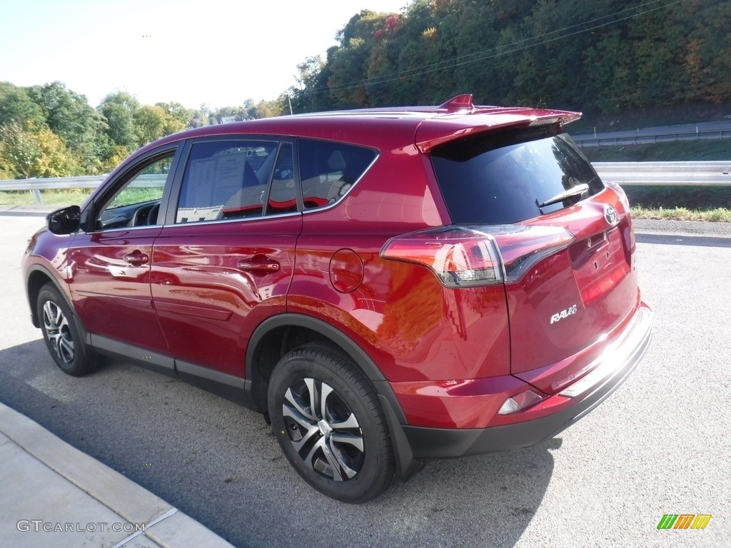 2018 RAV4 LE AWD - Ruby Flare Pearl / Black photo #12