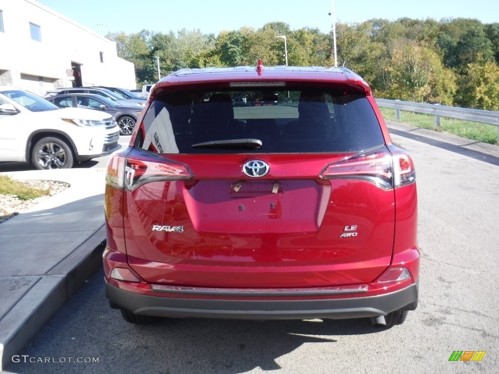 2018 RAV4 LE AWD - Ruby Flare Pearl / Black photo #13