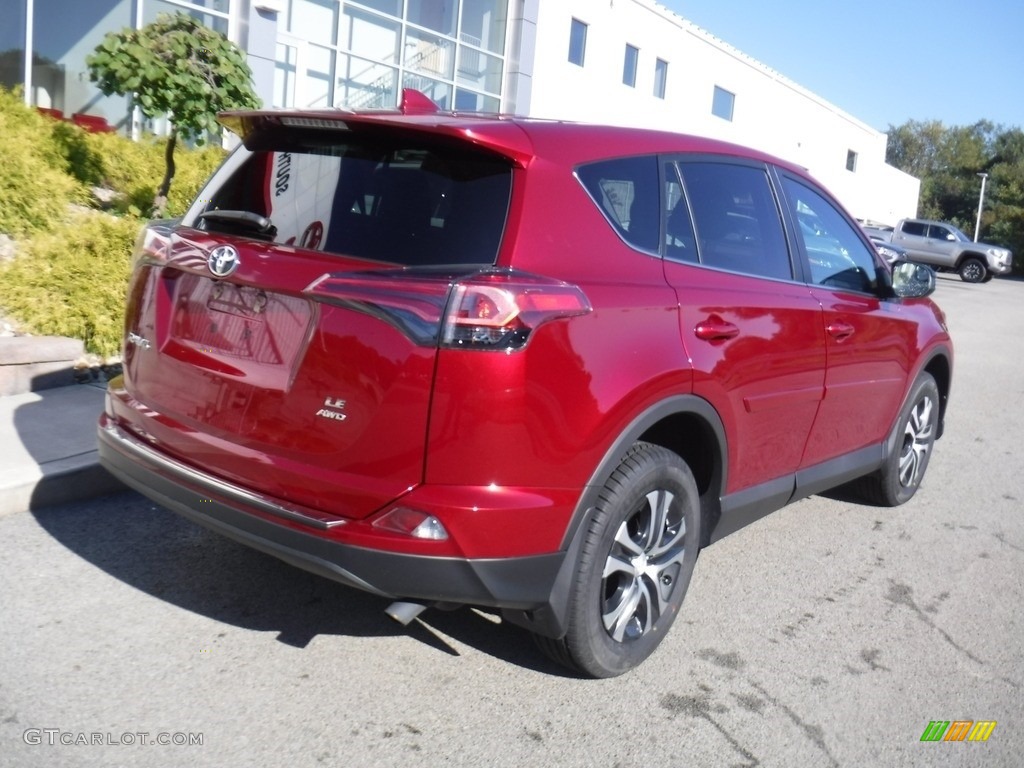 2018 RAV4 LE AWD - Ruby Flare Pearl / Black photo #14