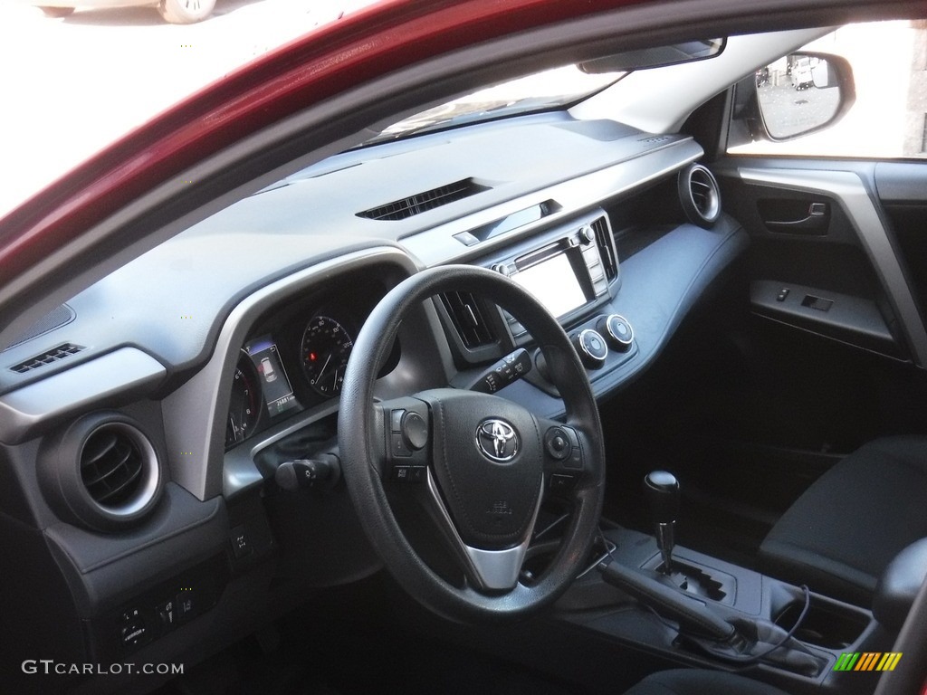 2018 RAV4 LE AWD - Ruby Flare Pearl / Black photo #17