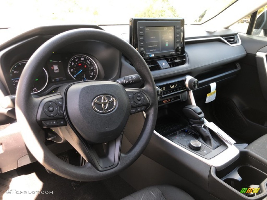 2021 RAV4 XLE AWD Hybrid - Midnight Black Metallic / Black photo #4