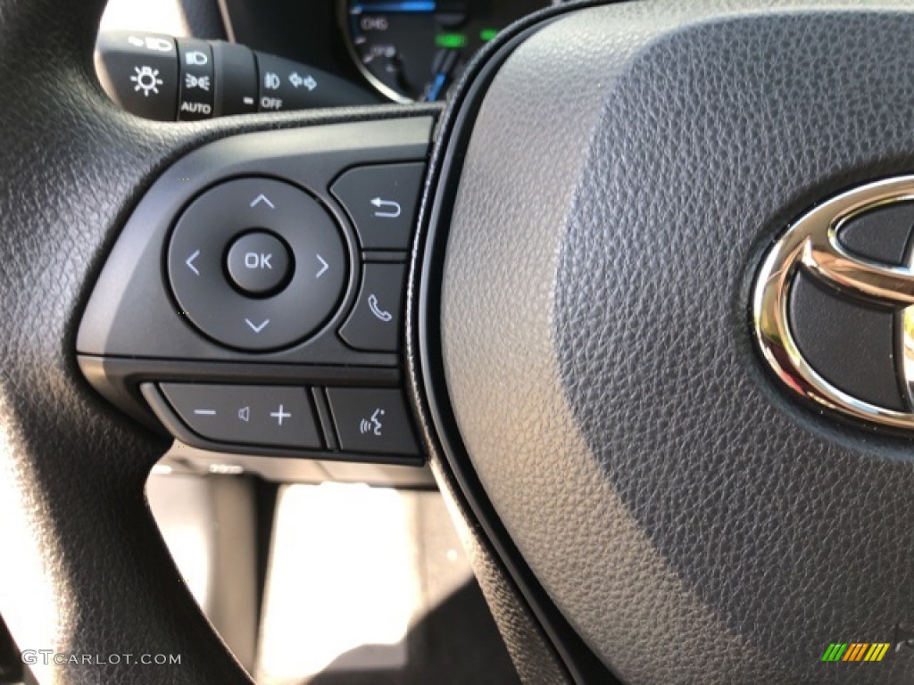 2021 RAV4 XLE AWD Hybrid - Midnight Black Metallic / Black photo #11