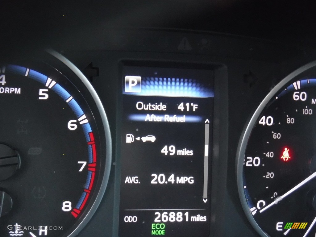 2018 RAV4 LE AWD - Ruby Flare Pearl / Black photo #28