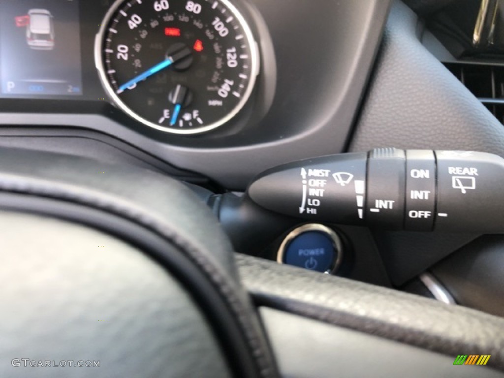 2021 RAV4 XLE AWD Hybrid - Midnight Black Metallic / Black photo #13