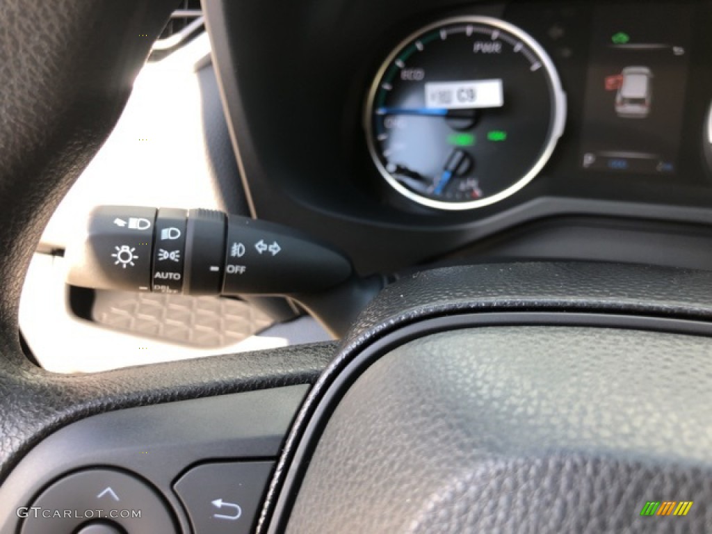 2021 RAV4 XLE AWD Hybrid - Midnight Black Metallic / Black photo #14