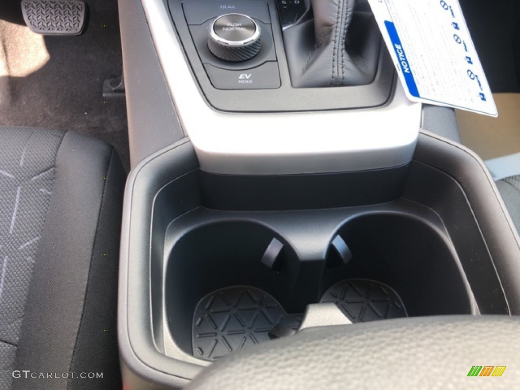 2021 RAV4 XLE AWD Hybrid - Midnight Black Metallic / Black photo #17