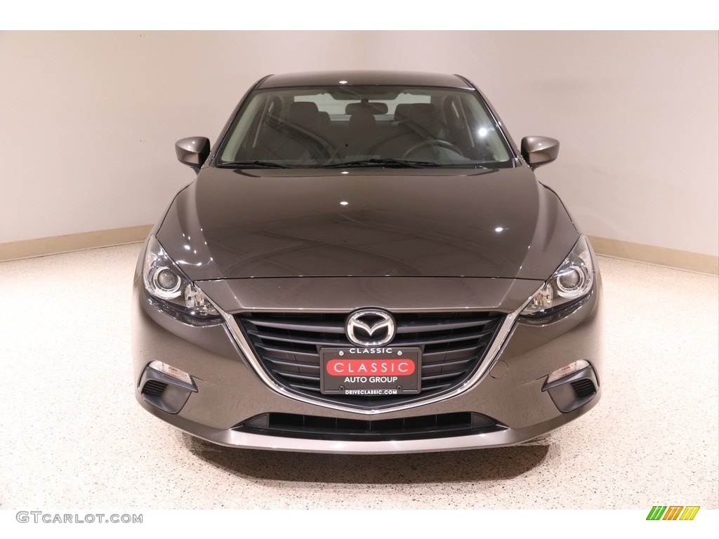 2014 MAZDA3 i Sport 4 Door - Titanium Flash Mica / Black photo #2