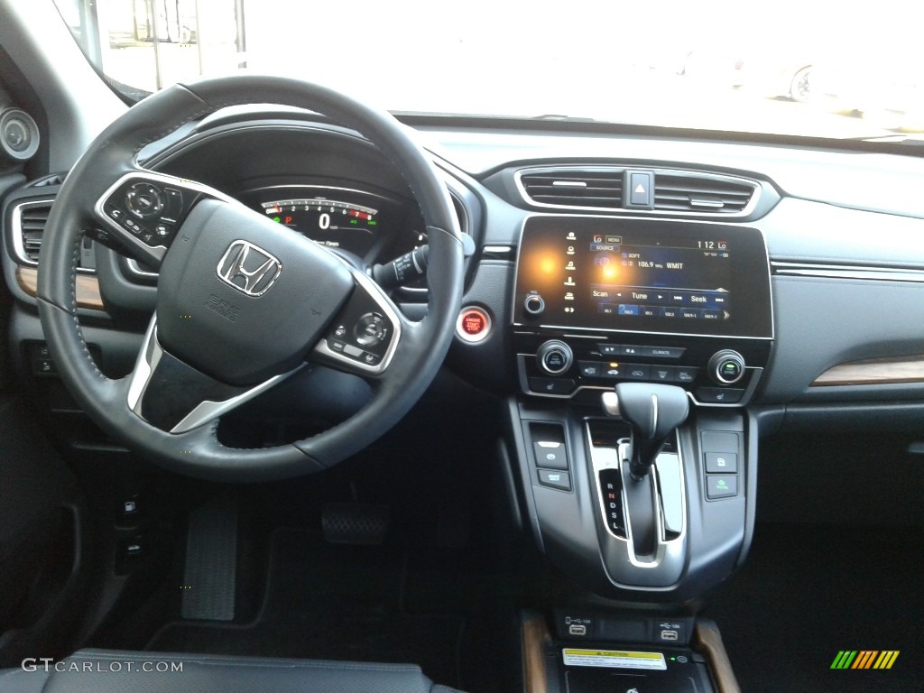 2020 Honda CR-V Touring AWD Black Dashboard Photo #139784280