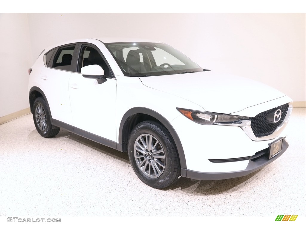 2017 CX-5 Touring AWD - Crystal White Pearl / Black photo #1
