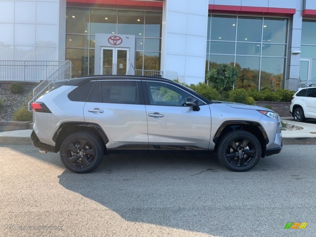 Silver Sky Metallic 2021 Toyota RAV4 XSE AWD Hybrid Exterior Photo #139785920
