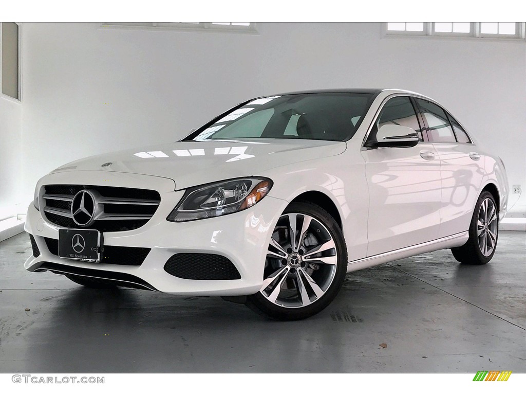Polar White 2018 Mercedes-Benz C 300 Sedan Exterior Photo #139786752