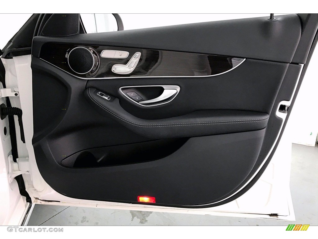 2018 Mercedes-Benz C 300 Sedan Black Door Panel Photo #139787043