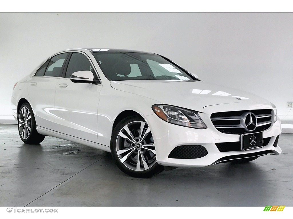 Polar White 2018 Mercedes-Benz C 300 Sedan Exterior Photo #139787109