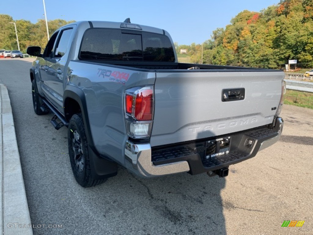 2021 Tacoma TRD Off Road Double Cab 4x4 - Lunar Rock / TRD Cement/Black photo #2
