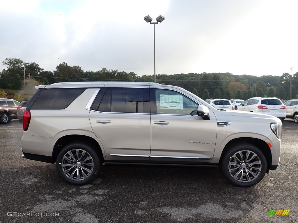 Pearl Beige Metallic 2021 GMC Yukon Denali 4WD Exterior Photo #139789192