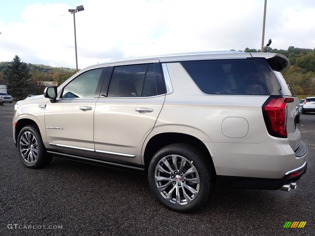 2021 Yukon Denali 4WD - Pearl Beige Metallic / Teak/­Light Shale photo #8