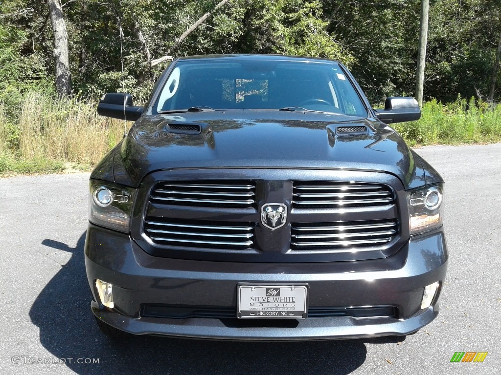 2014 1500 Sport Quad Cab 4x4 - Maximum Steel Metallic / Black photo #3