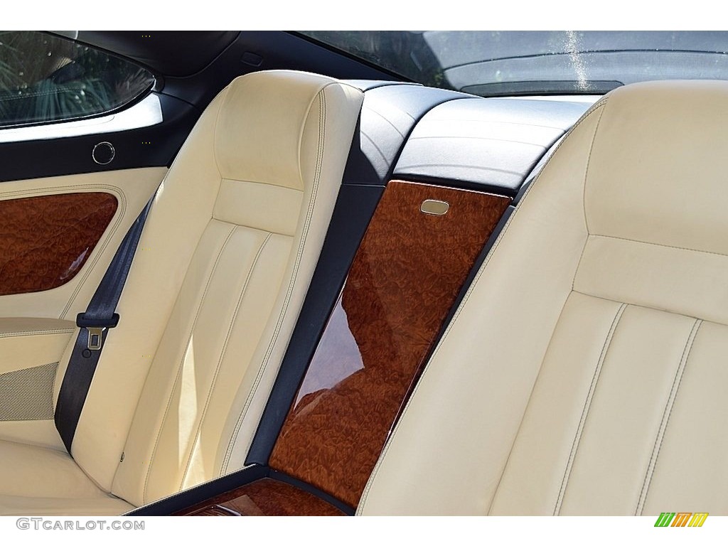 2006 Bentley Continental GT Standard Continental GT Model Rear Seat Photos