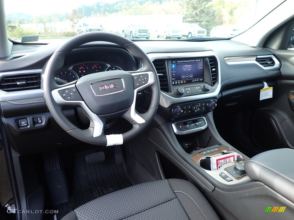 Jet Black Interior 2021 GMC Acadia SLE AWD Photo #139790014