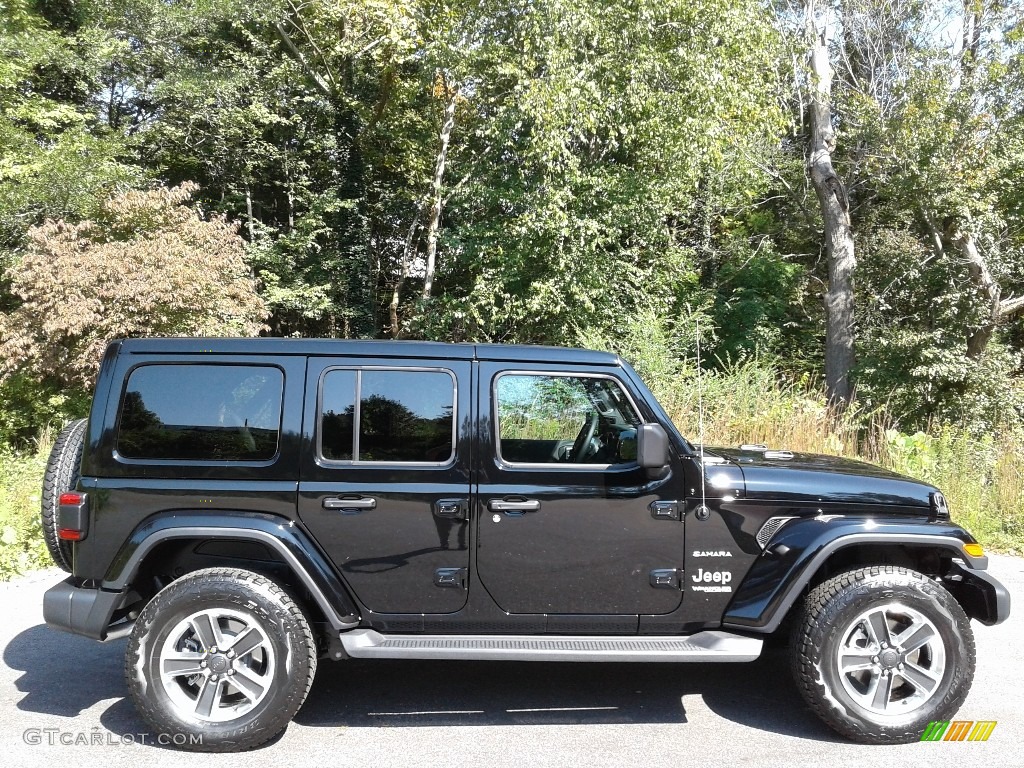 2021 Wrangler Unlimited Sahara 4x4 - Black / Dark Saddle/Black photo #5