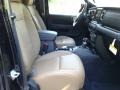 Dark Saddle/Black Front Seat Photo for 2021 Jeep Wrangler Unlimited #139790785