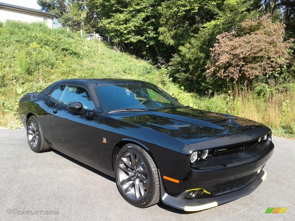 Pitch Black 2020 Dodge Challenger R/T Scat Pack Exterior Photo #139791265