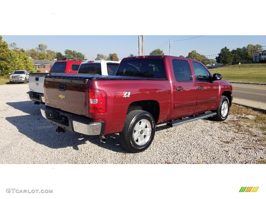 2013 Silverado 1500 LT Crew Cab 4x4 - Deep Ruby Metallic / Light Cashmere/Dark Cashmere photo #27