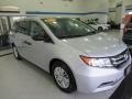 2014 Alabaster Silver Metallic Honda Odyssey LX  photo #3