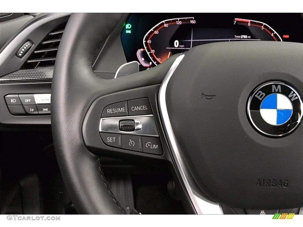2020 BMW 2 Series 228i xDrive Gran Coupe Black Steering Wheel Photo #139792045