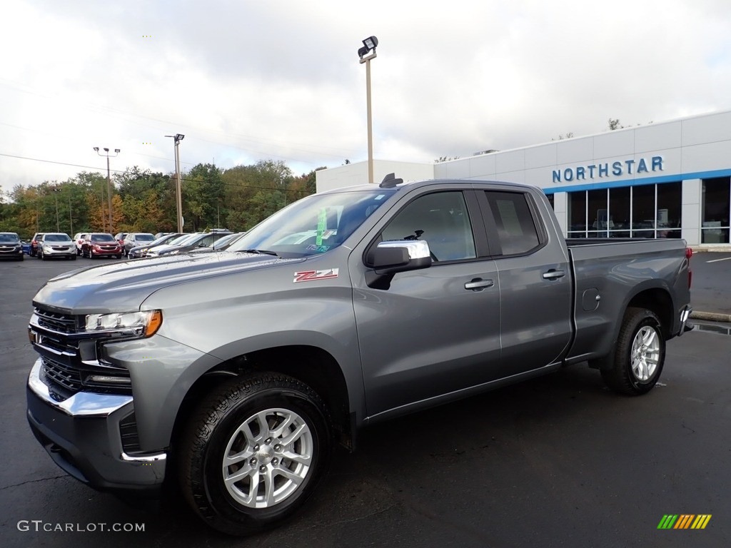 2020 Silverado 1500 LT Z71 Double Cab 4x4 - Satin Steel Metallic / Jet Black photo #1
