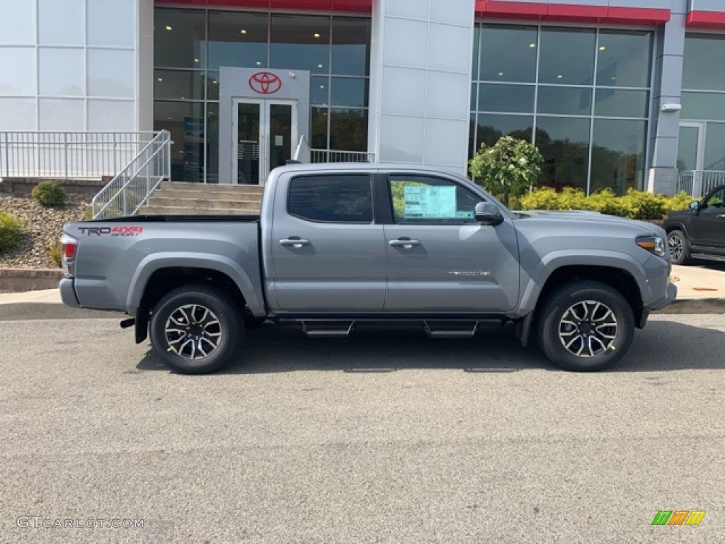 Cement 2021 Toyota Tacoma TRD Sport Double Cab 4x4 Exterior Photo #139793077