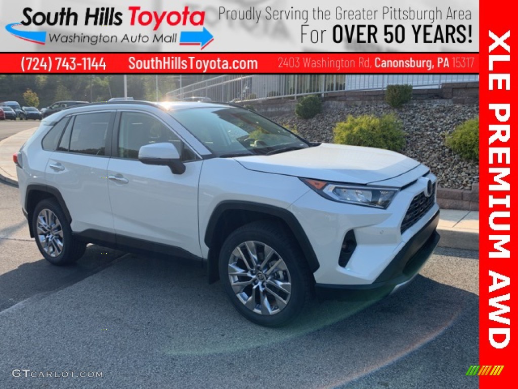 2021 Blizzard White Pearl Toyota RAV4 Limited AWD 139788593 Photo 13