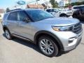 Iconic Silver Metallic 2020 Ford Explorer XLT 4WD Exterior