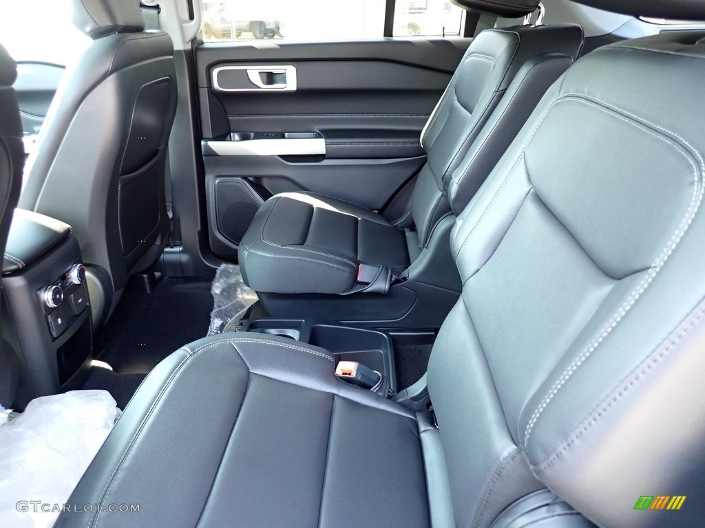 Ebony Interior 2020 Ford Explorer XLT 4WD Photo #139793599