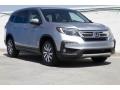 Lunar Silver Metallic 2021 Honda Pilot EX Exterior