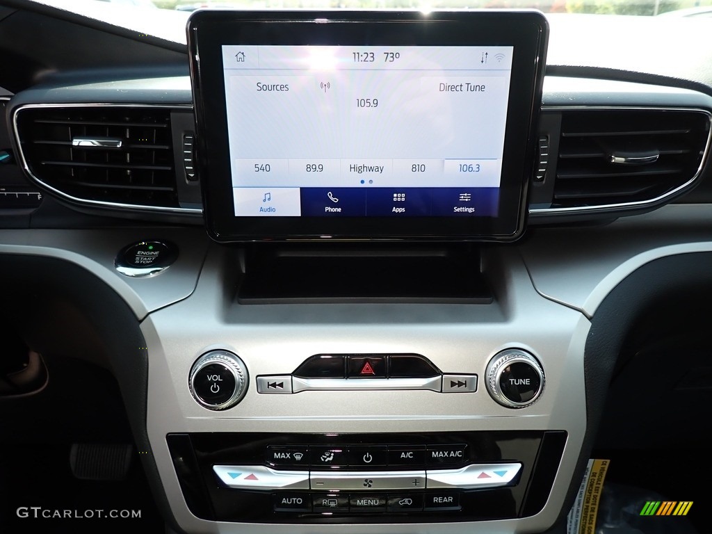 2020 Explorer XLT 4WD - Iconic Silver Metallic / Ebony photo #20