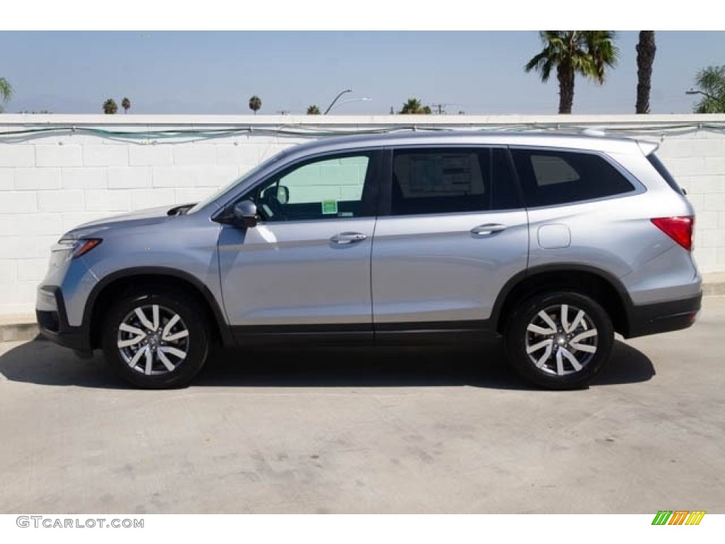Lunar Silver Metallic 2021 Honda Pilot EX Exterior Photo #139793874