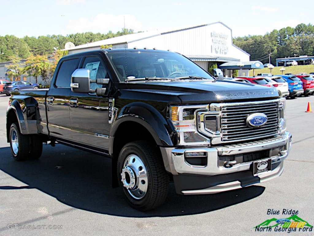 2020 F450 Super Duty King Ranch Crew Cab 4x4 - Agate Black / King Ranch Java photo #7