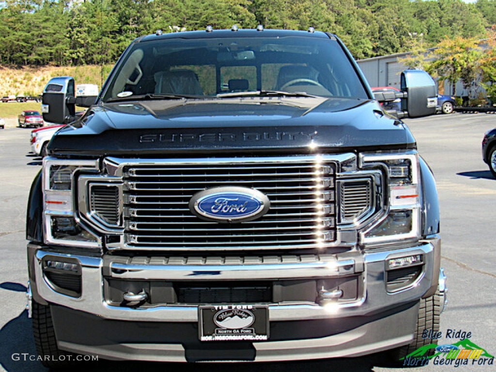 2020 F450 Super Duty King Ranch Crew Cab 4x4 - Agate Black / King Ranch Java photo #8